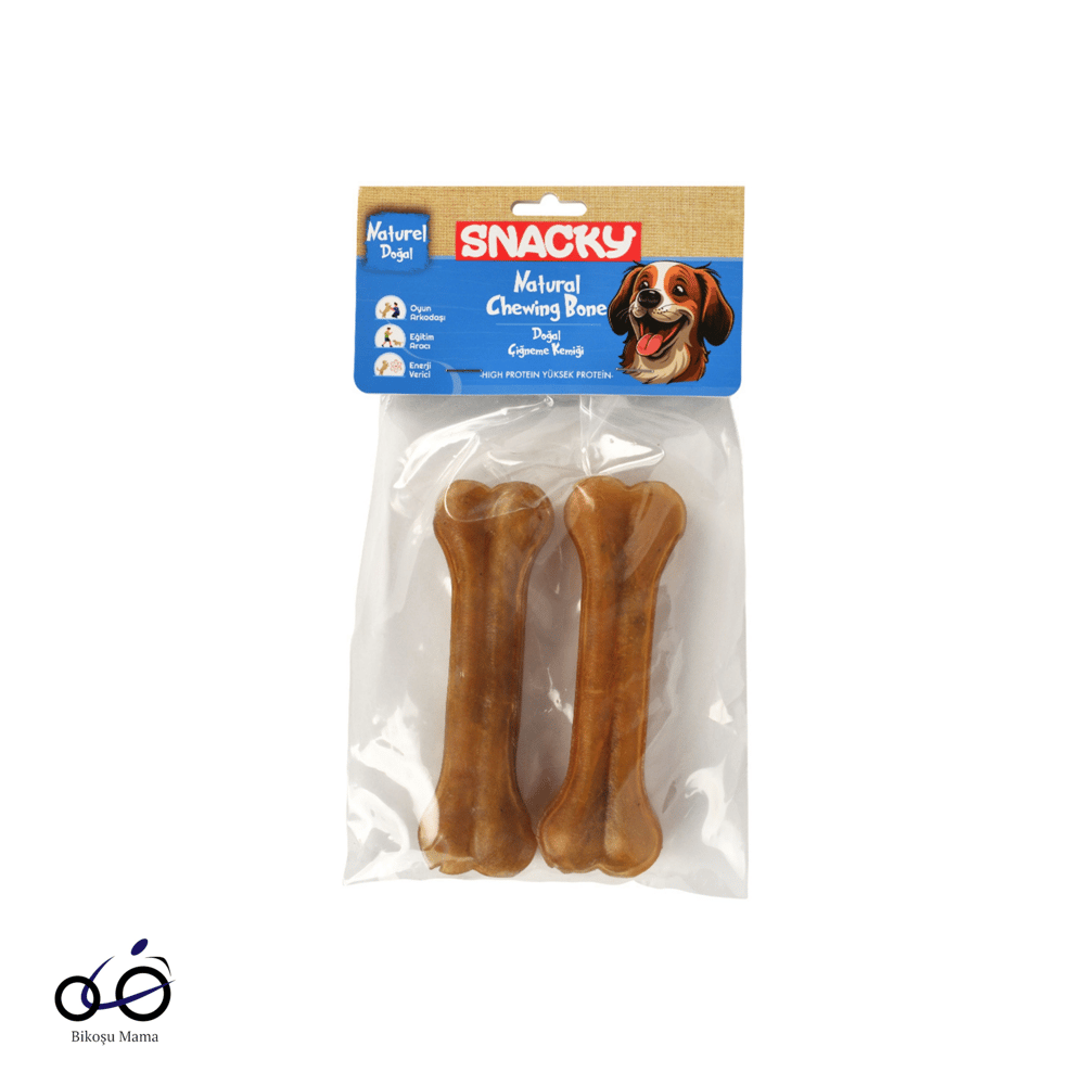 Snacky Natural Köpek Çiğneme Kemiği 13cm 2’li 95gr