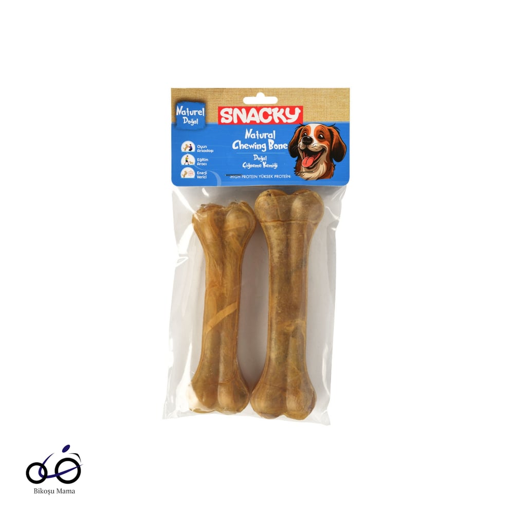 Snacky Natural Köpek Çiğneme Kemiği 15cm 2’li 155gr