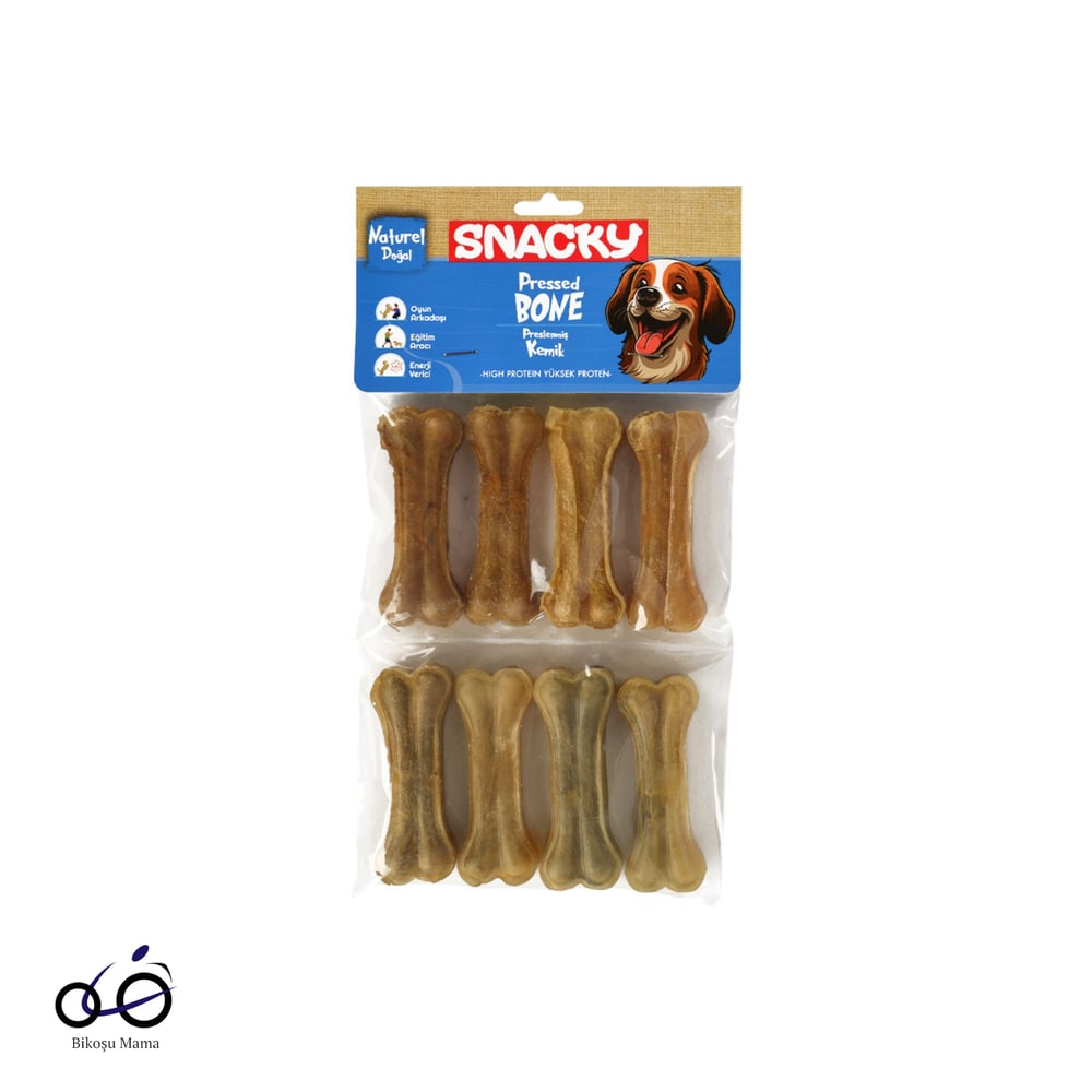 Snacky Natural Köpek Çiğneme Kemiği 7,5cm 8'li 180gr