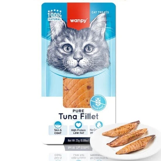  Wanpy Pure Tuna Fillet Ton Balığı Fileto Kedi Ödülü 25gr