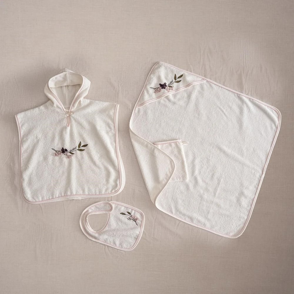 Eccocotton Olivia 4'lü Bebek Panço Seti Organik Pamuk Krem