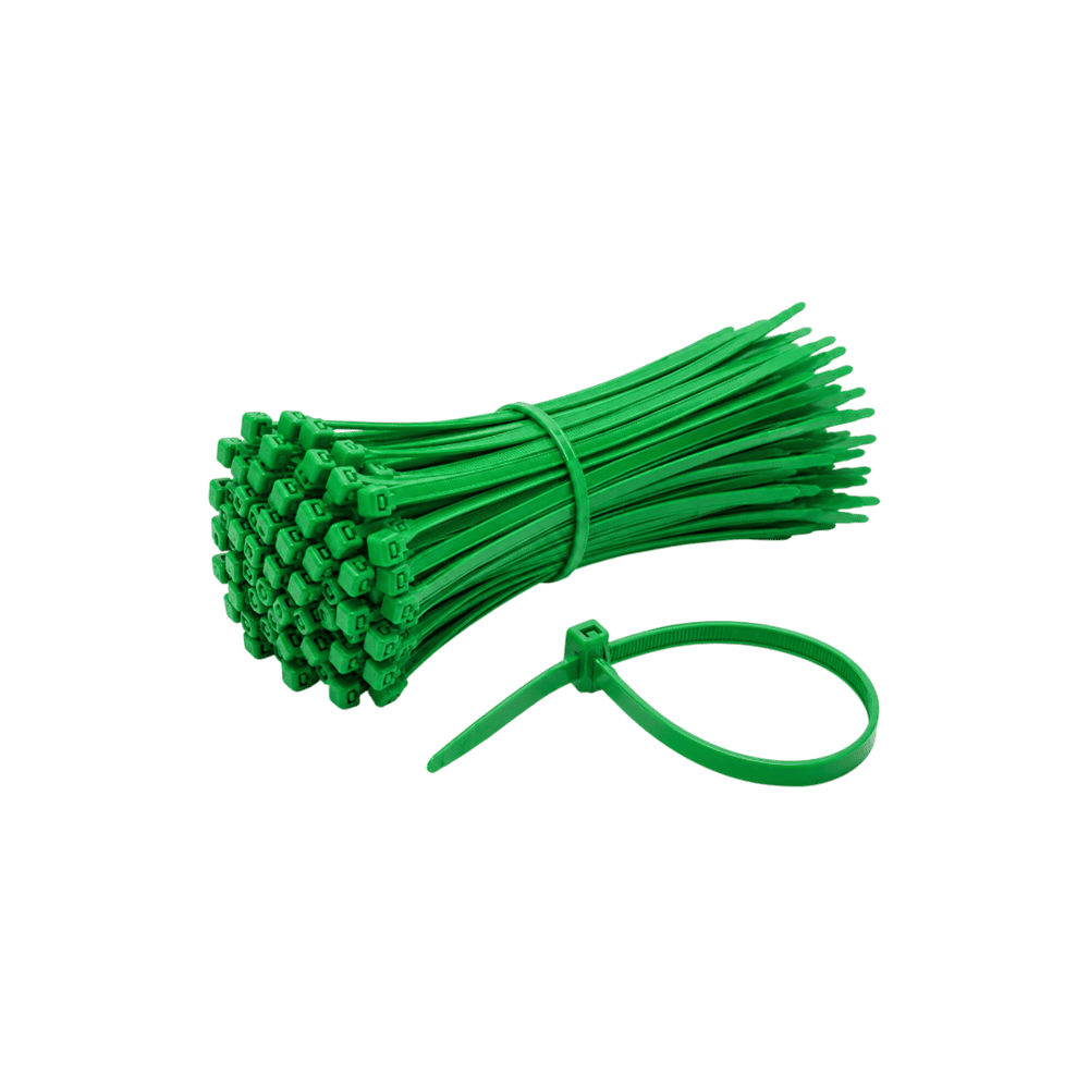 Alegron Yeşil Plastik Kelepçe 3,6 x 300 mm 100 Adet