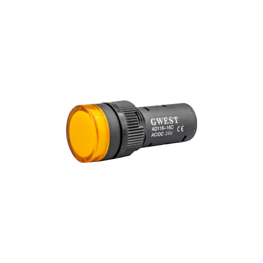 GWEST 16 - 24V - S Led Sinyal 24V. AC-DC Sarı 20 Adet
