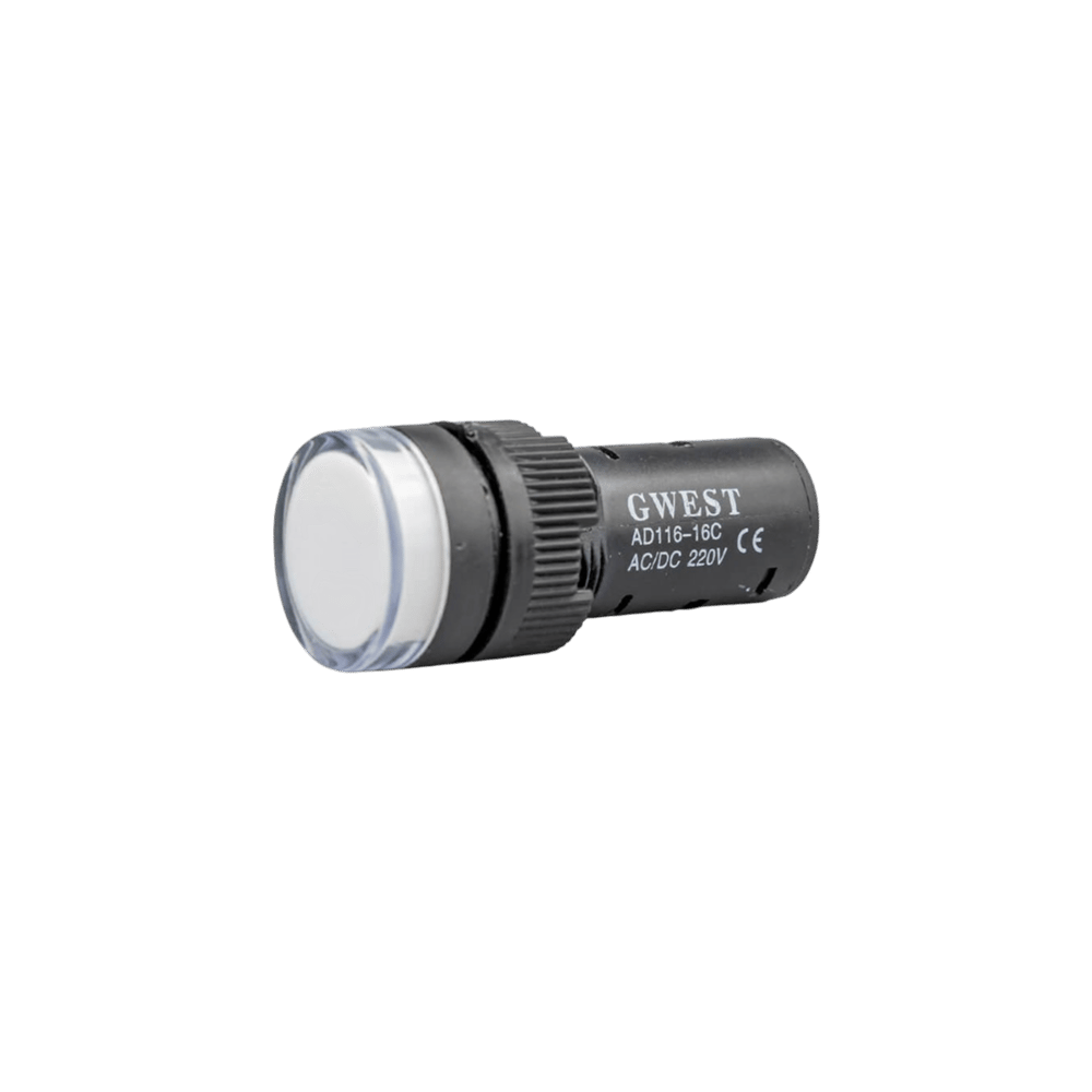 GWEST 16 - B Led Sinyal 220V. AC-DC Beyaz 20 Adet