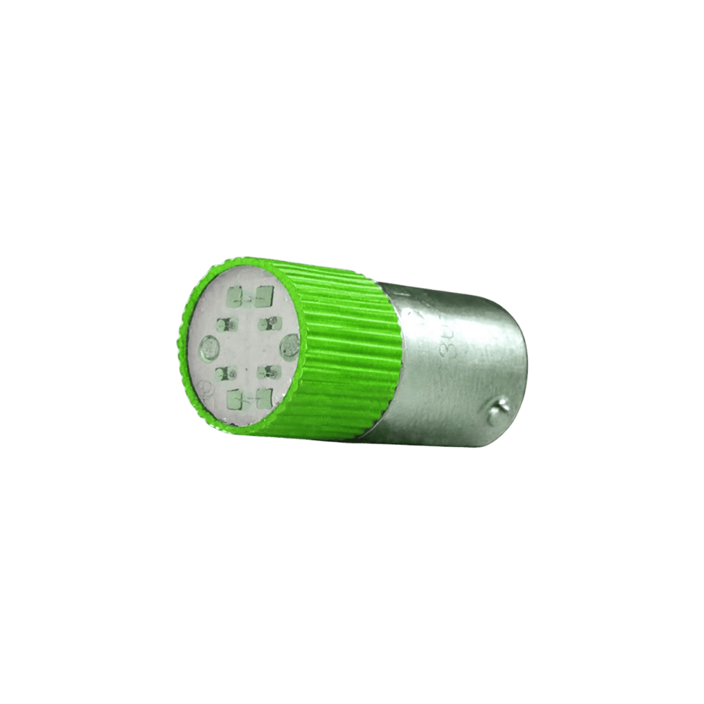 GWEST BA9SC - 110V - Y Led Ampul 110V. AC-DC Yeşil 50 Adet
