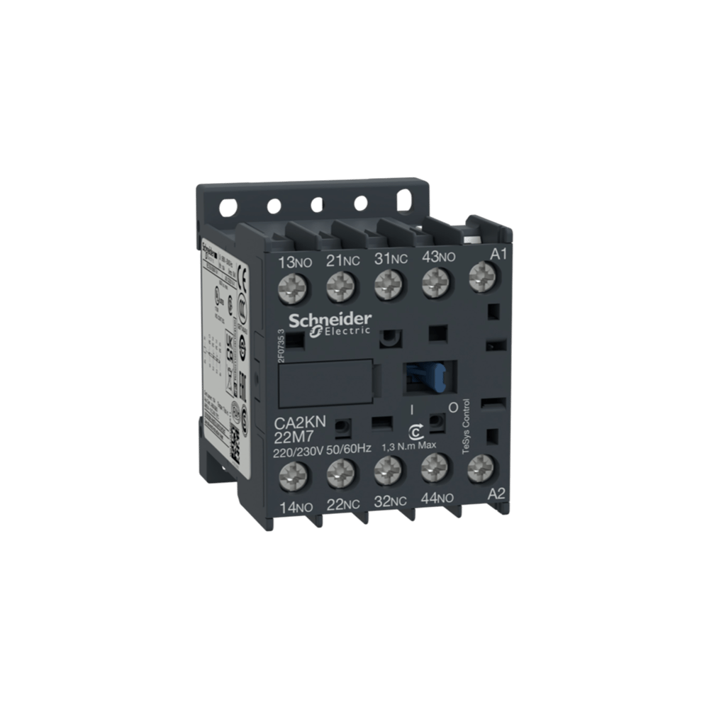 Schneider CA2KN22M7 TeSys Yardımcı Kontaktör 2NA+2NK 220V AC