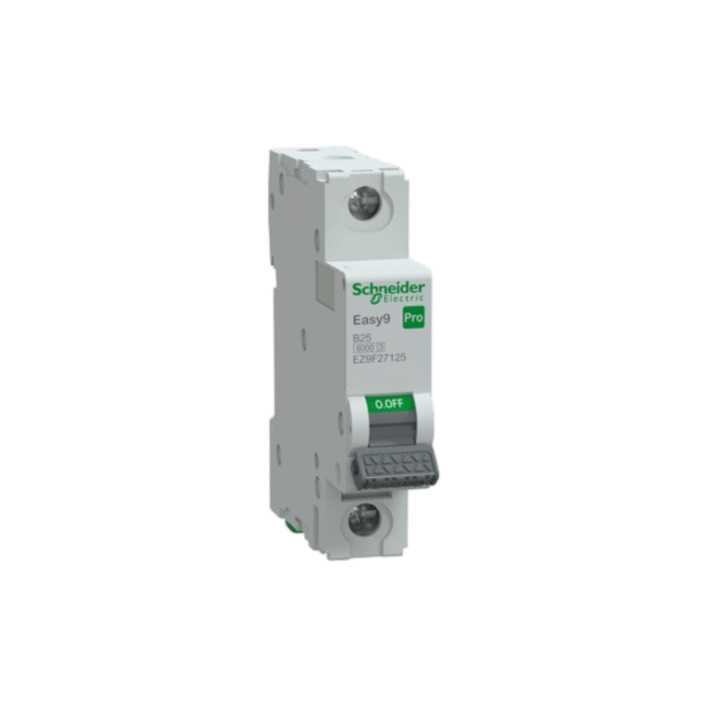 Schneider EZ9F27125 Pro 1 Faz, 25a, 6 Ka, B Tipi Otomat Sigorta