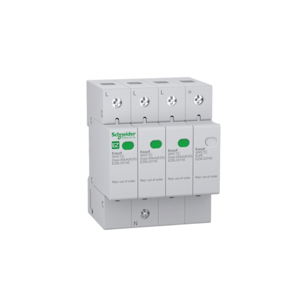 Schneider EZ9L33745 Easy9 Parafudur T2 3P-N 45kA 400V