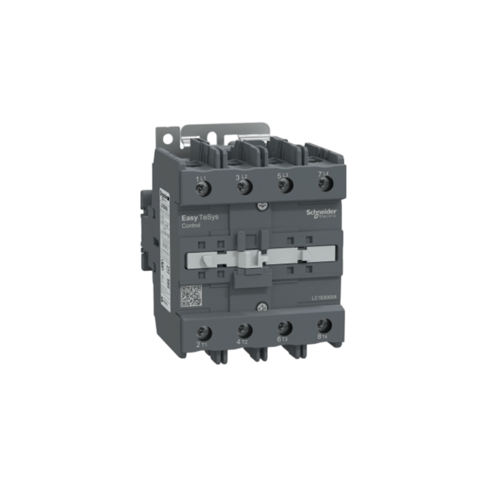Schneider LC1E80004M7 Easypact Tvs 4p Kontaktör, 100a, Ac1, 4na, 220v, 50/60hz