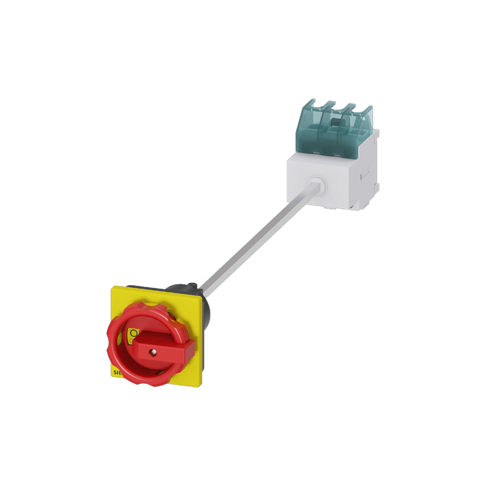 Siemens 3LD2213-0TK51 32A 3P Siyah Dipten Acil Stop Şalteri