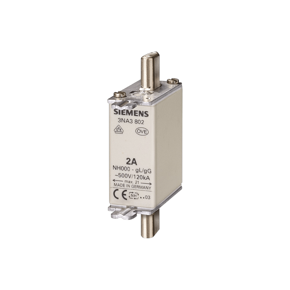 Siemens 3NA3803 10A 000 Boy NH Bıçaklı Sigorta