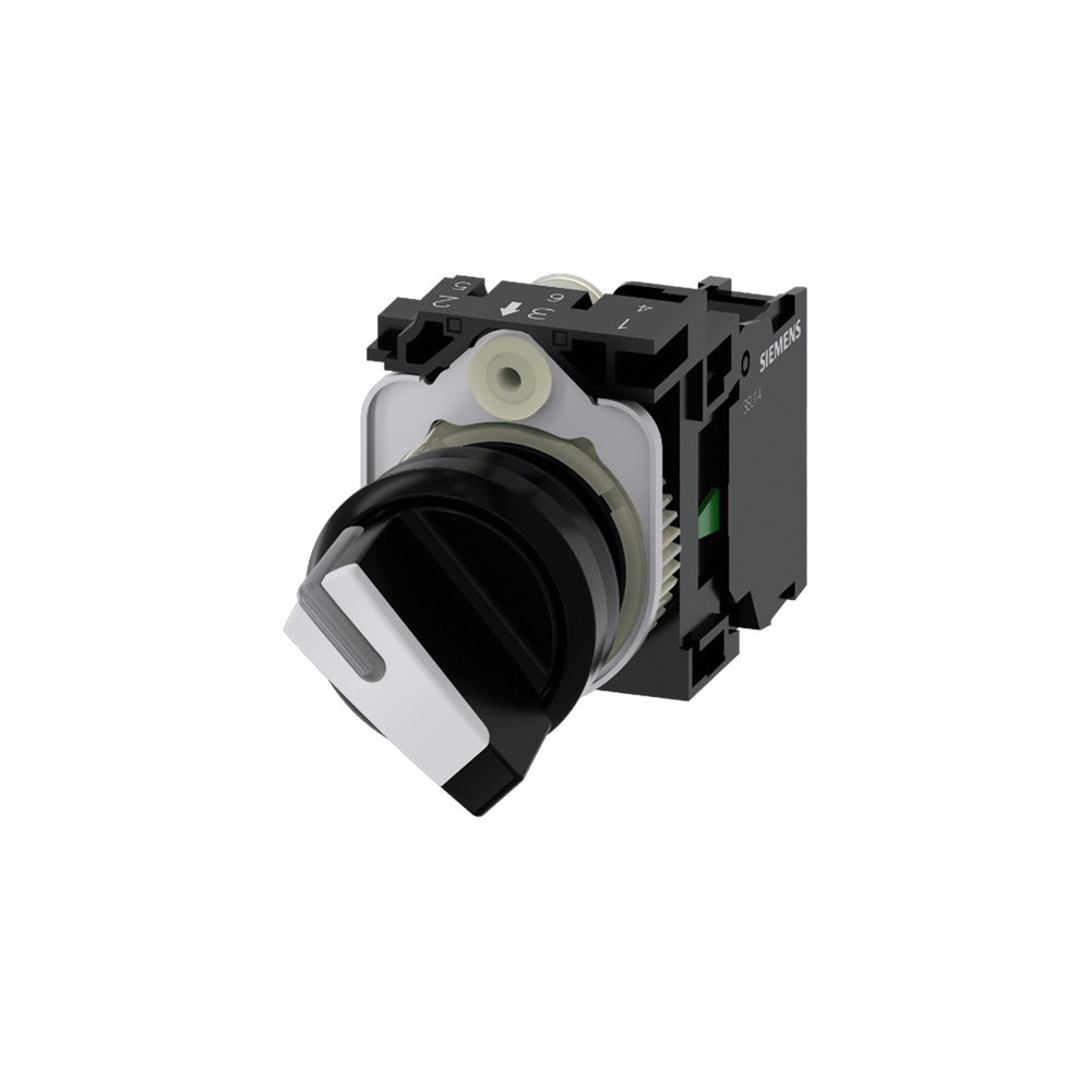 Siemens 3SU1150-2BF60-1BA0 - 22MM METAL KALICI MANDAL BUTONU 0-1