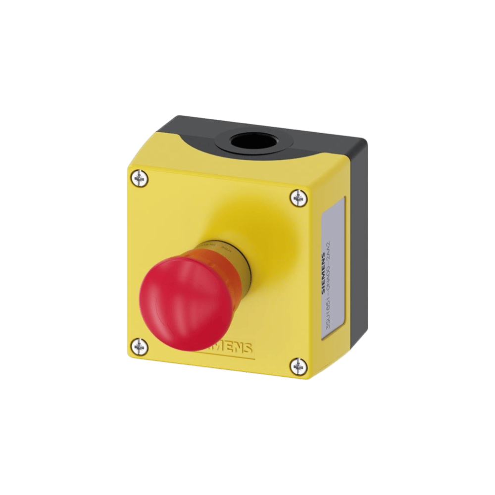 Siemens 3SU1851-0NA00-2AA2 - METAL BOŞ KUTU 1 DELİKLİ SARI