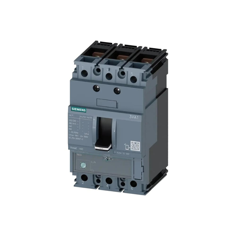 SIEMENS 3VA1180-4EE36-0AA0 Termik Ayarlı kompakt Şalter