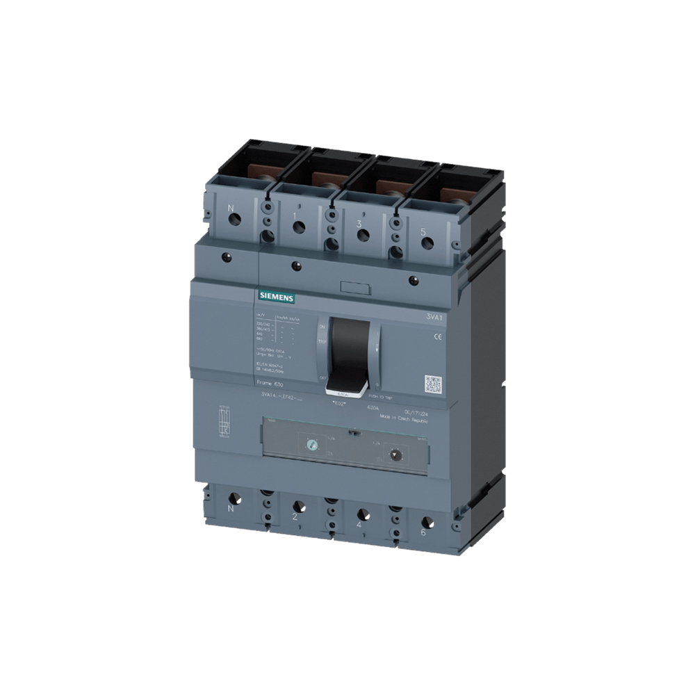 Siemens 3VA1463-4EF42-0AA0 - 3VA14 440-630A TM240 36KA 4P ŞALTER