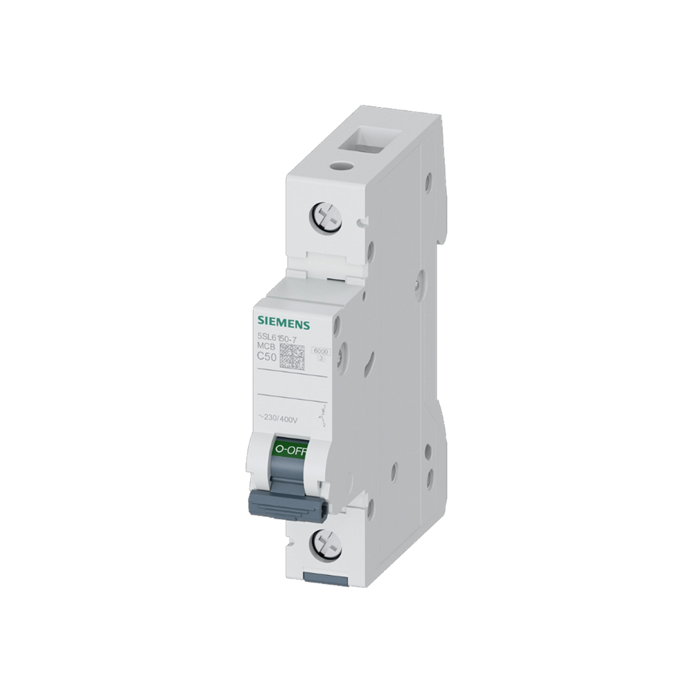 Siemens 5SL6150-7 - 50A 1 KUTUP 6KA C TİPİ OTOMATİK SİGORTA