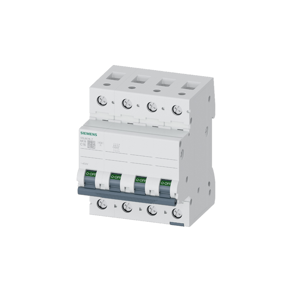 Siemens 5SL6616-7 - 16A 3+N 6KA C TİPİ OTOMATİK SİGORTA