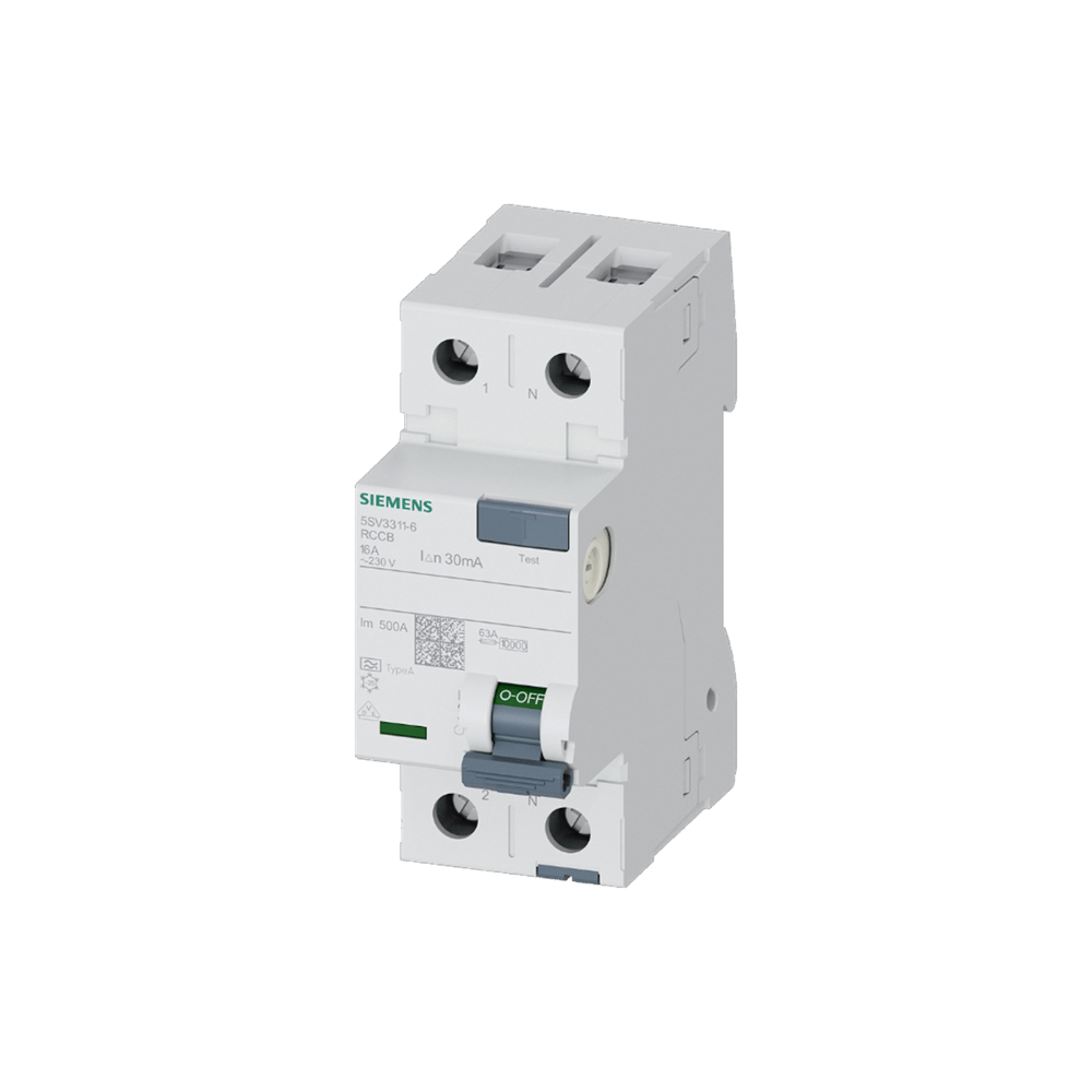 Siemens 5SV3111-6 - 16A 10mA Tip A Kaçak Akım Koruma Rölesi