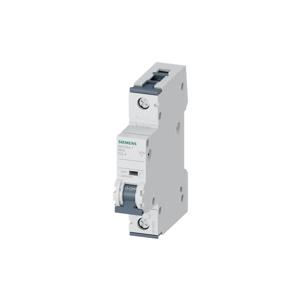 Siemens 5SY5104-7 - 4A 1 KUTUP 10KA C TİPİ OTOMATİK SİGORTA
