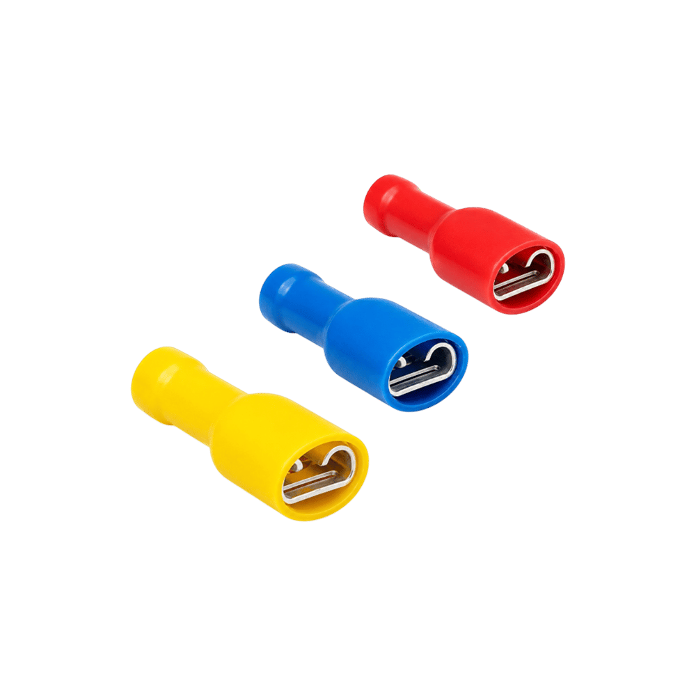 Tügen 0.5 - 1.5 mm² 0.8 x 2.8 Full İzoleli Ekstra Yüksüklü Faston Kablo Ucu 200 Adet