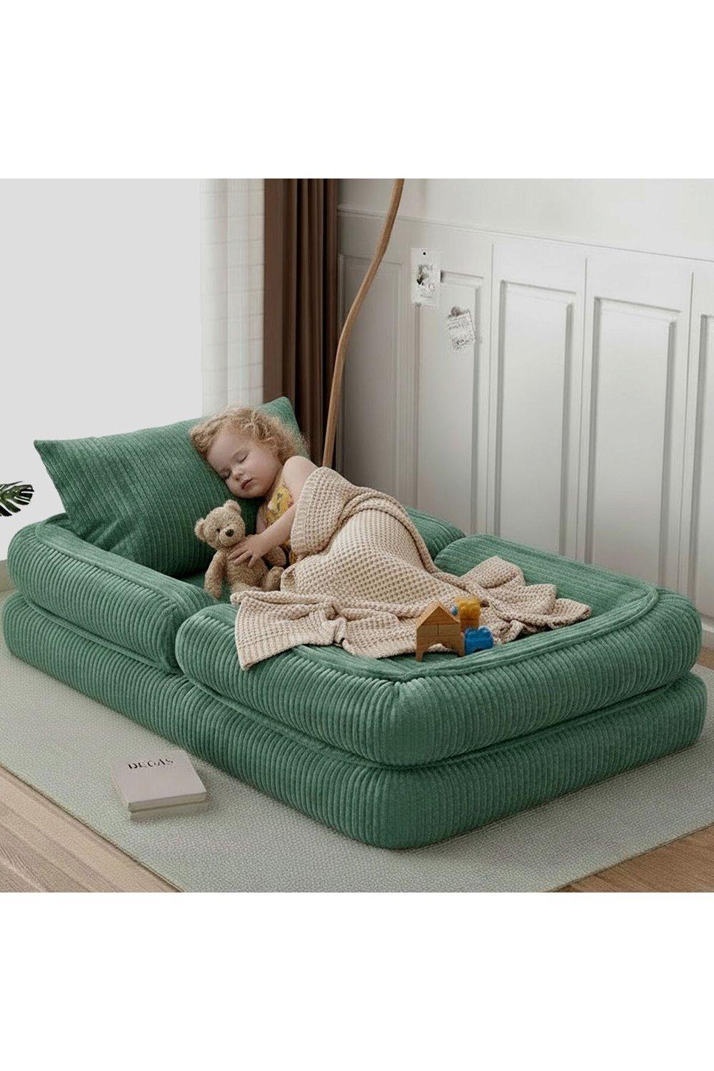 Trend Yeşil Fitilli Kadife Modüler Çocuk Oyun Minderi Ve Yatağı Tamamen Sünger- Foamly
Duo Sünger Koltuk - Foamly