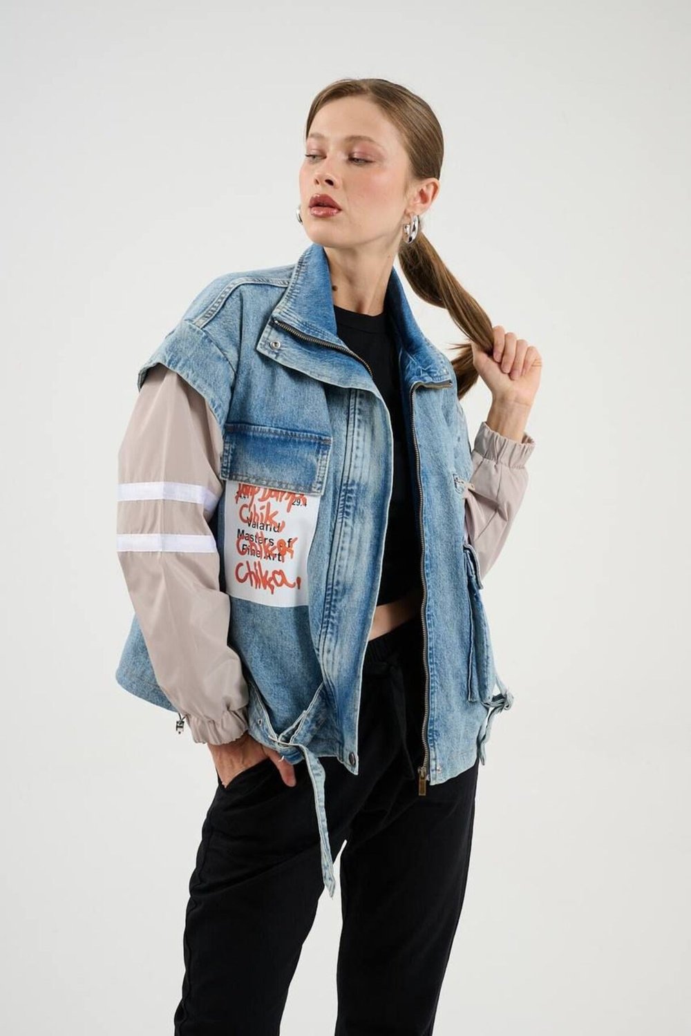 Chika Mix Denim Ceket