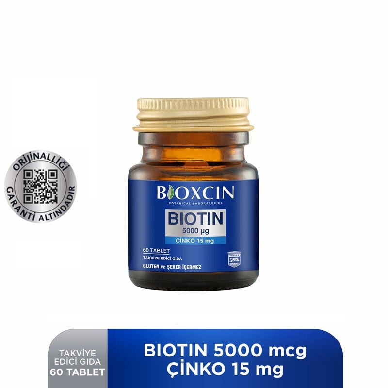 Bioxcin Biotin 5000 Mg 60 Tablet & 500 Ml Şampuan Hediye