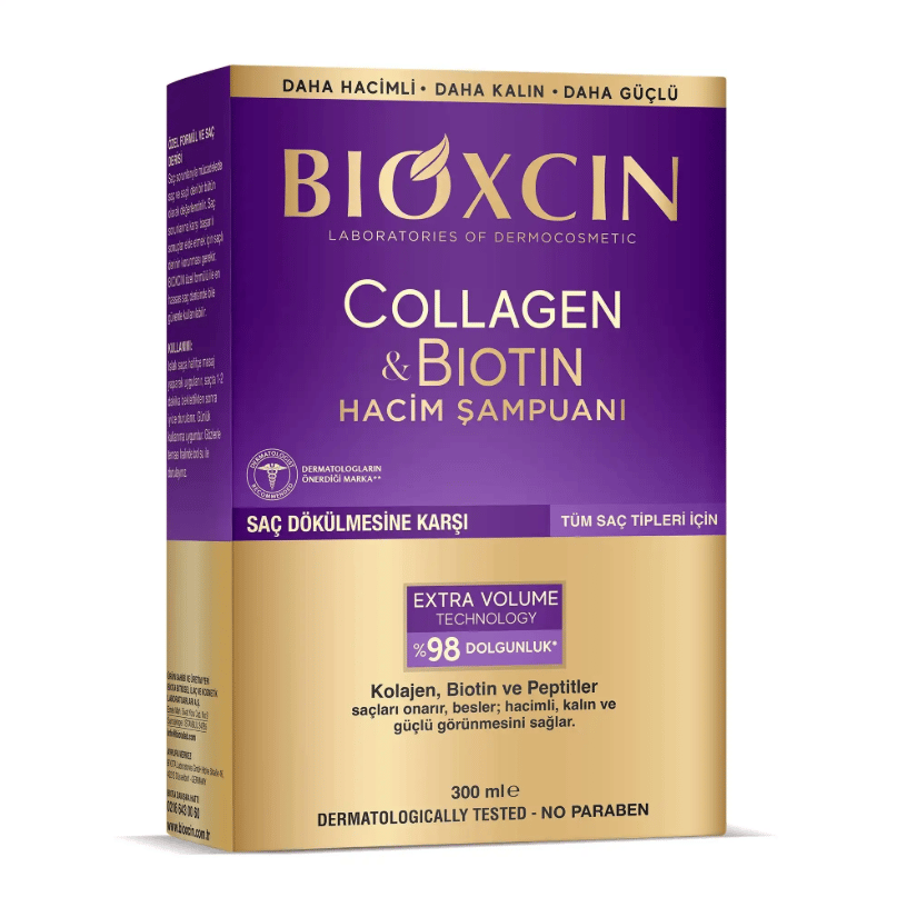 BİOXCIN COLLAGEN + BİOTİN AVANTAJ PAKET ( ŞAMPUAN 300 ML + SAÇ BAKIM KREMİ 200 ML )
