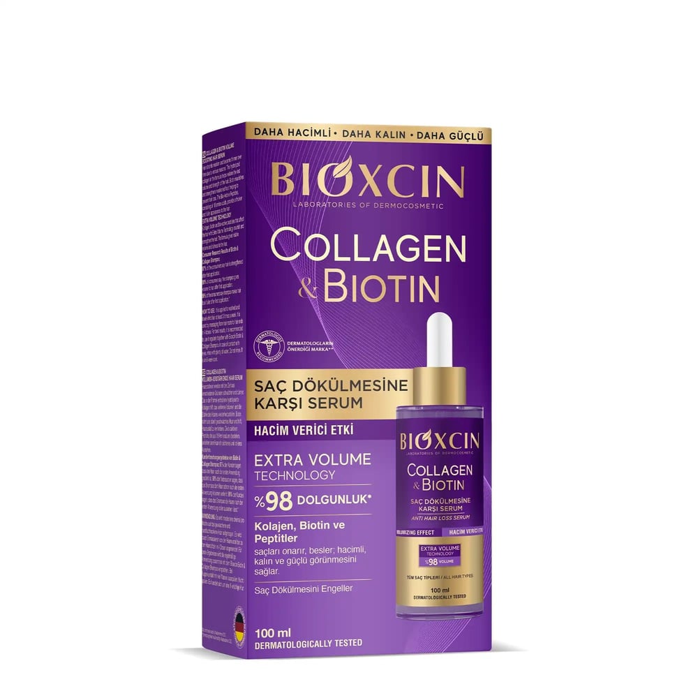 Bioxcin Collagen & Biotin Hacim Verici Serum 100 ml