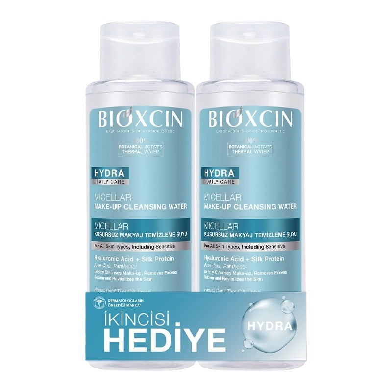 Bioxcin Hydra Micellar Makyaj Temizleme Suyu 500 ml 1+1 Hediyeli Paket