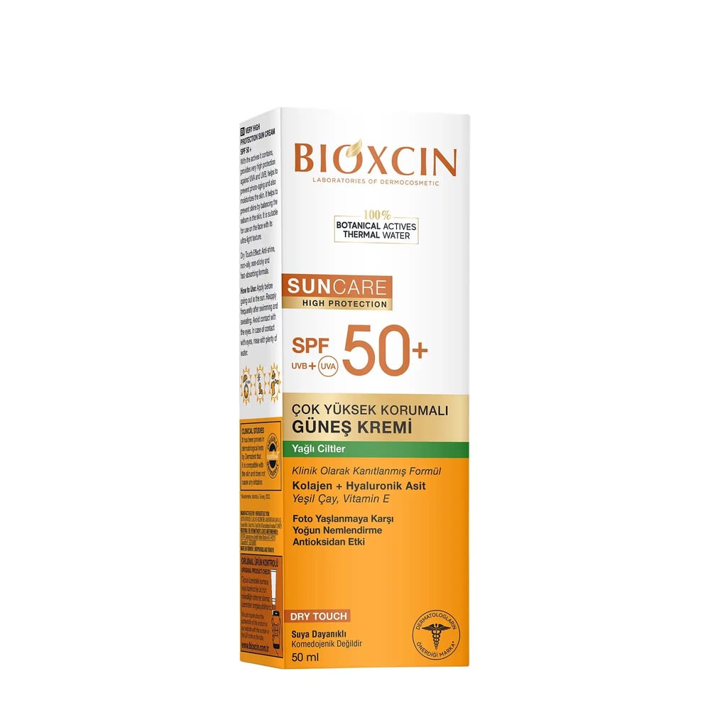 Bioxcin Sun Care Dry Touch Yağlı Ciltler İçin Renkli SPF50+ Güneş Kremi 50 ml
