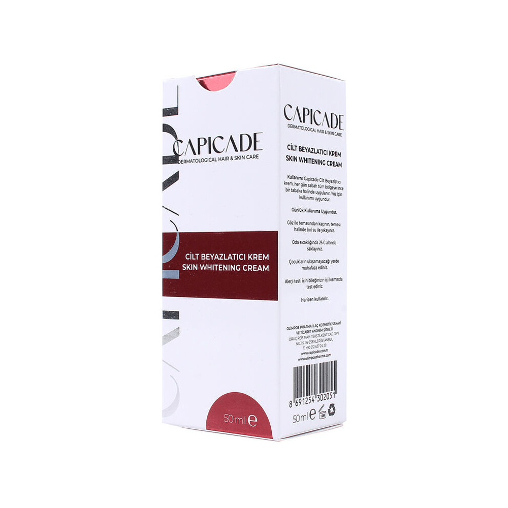 Capicade Beyazlatıcı Krem 50 ml