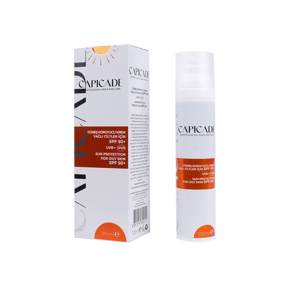 Capicade Karma Ciltler İçin SPF50+ Güneş Kremi 100 ml
