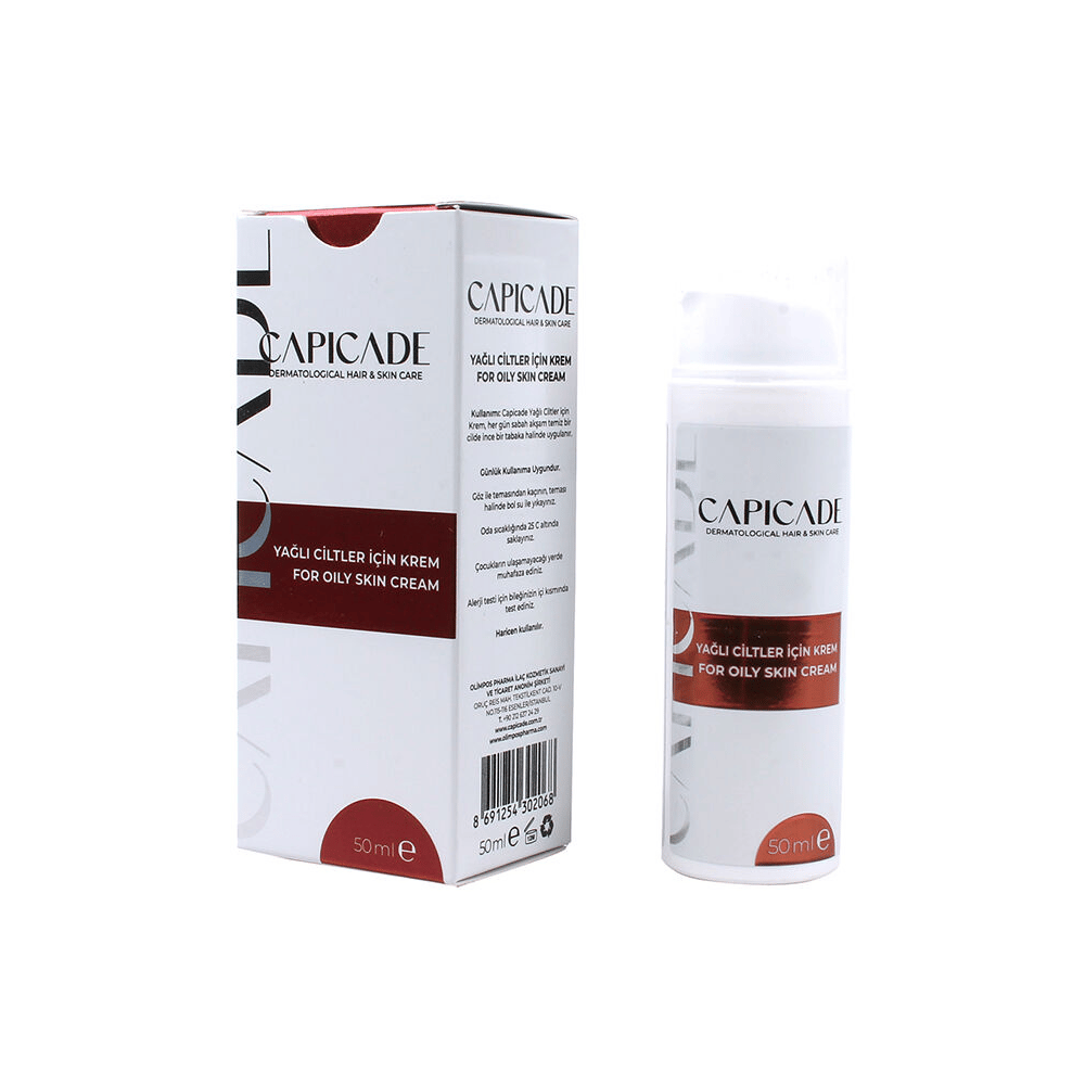 Capicade Yağlı Ciltler İçin Akne Kremi 50 ml