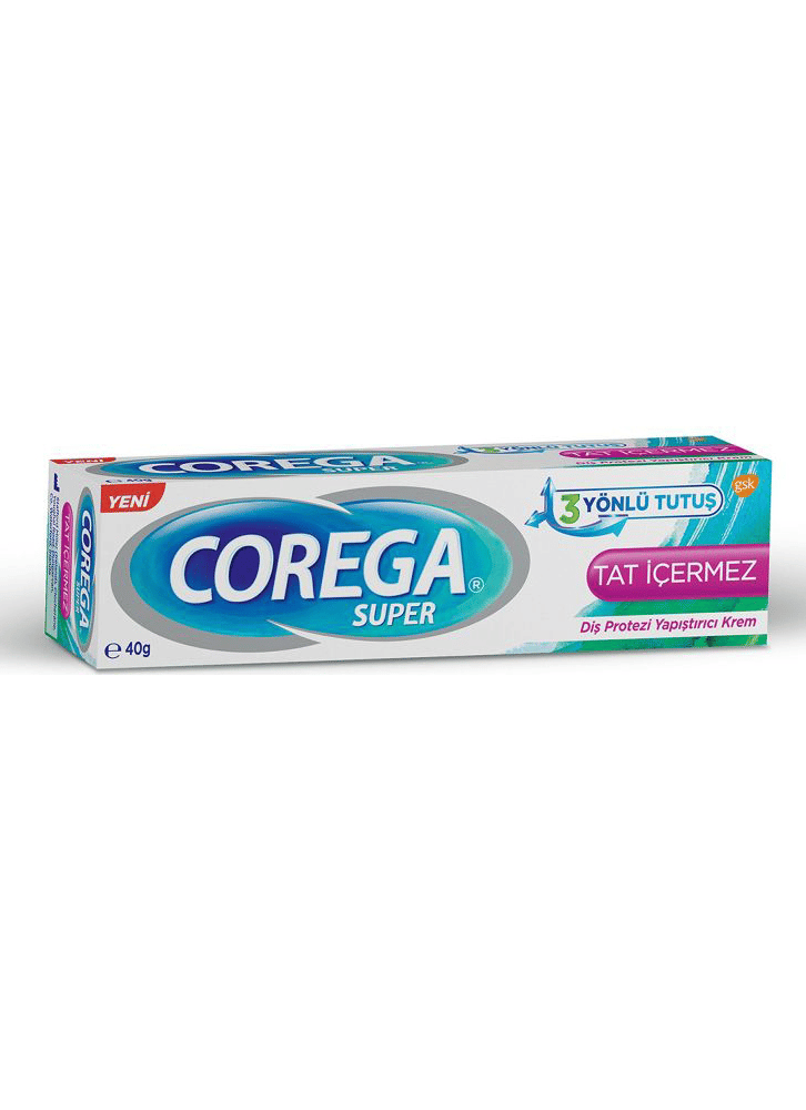 Corega Protez Yapıştırıcı Krem 40 gr Tat İçermez