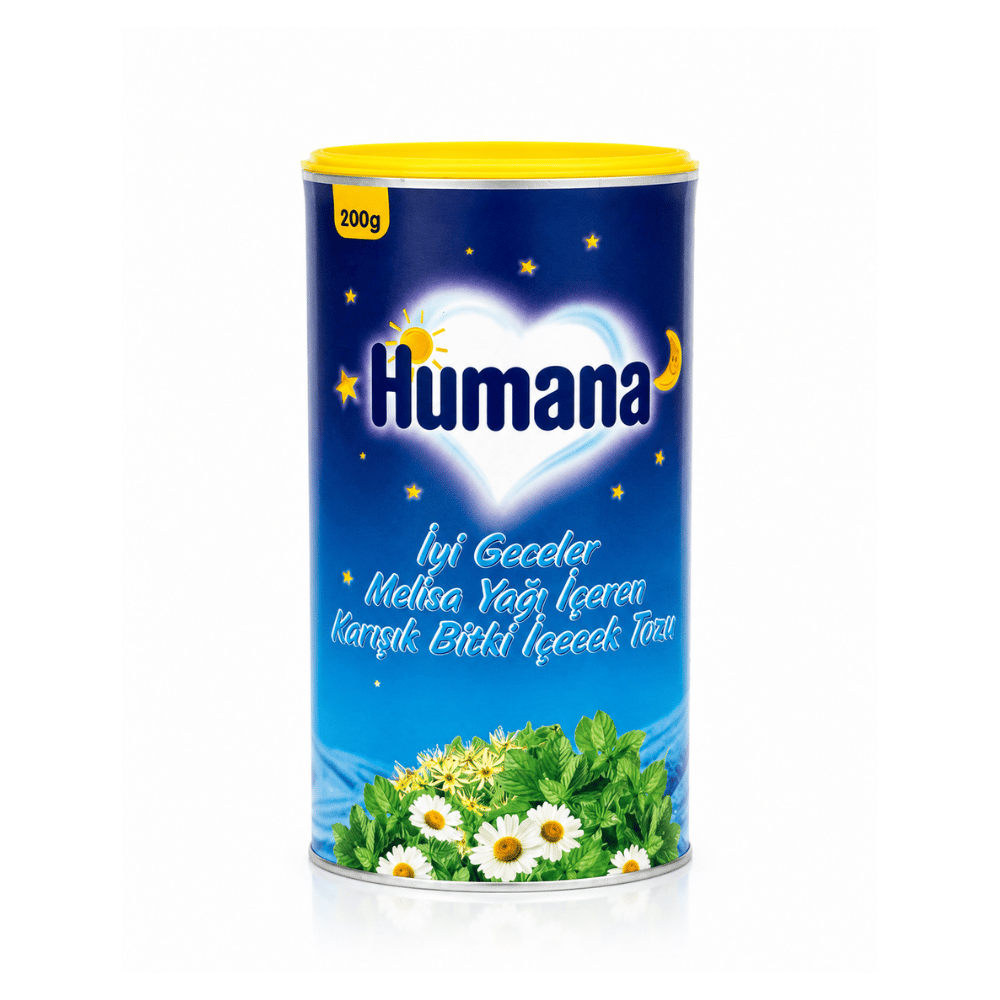 Humana İyi Geceler Melisa Yağı İçeren Karışık Bitki İçecek Tozu 200 gr