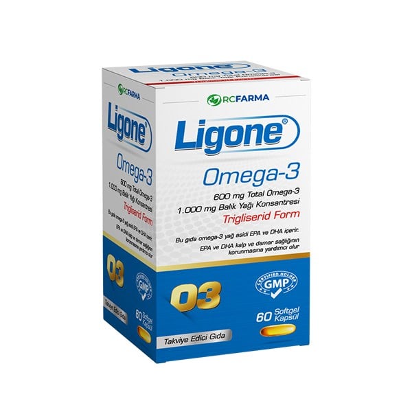 Ligone Omega-3 Balık Yağı 60 Softjel