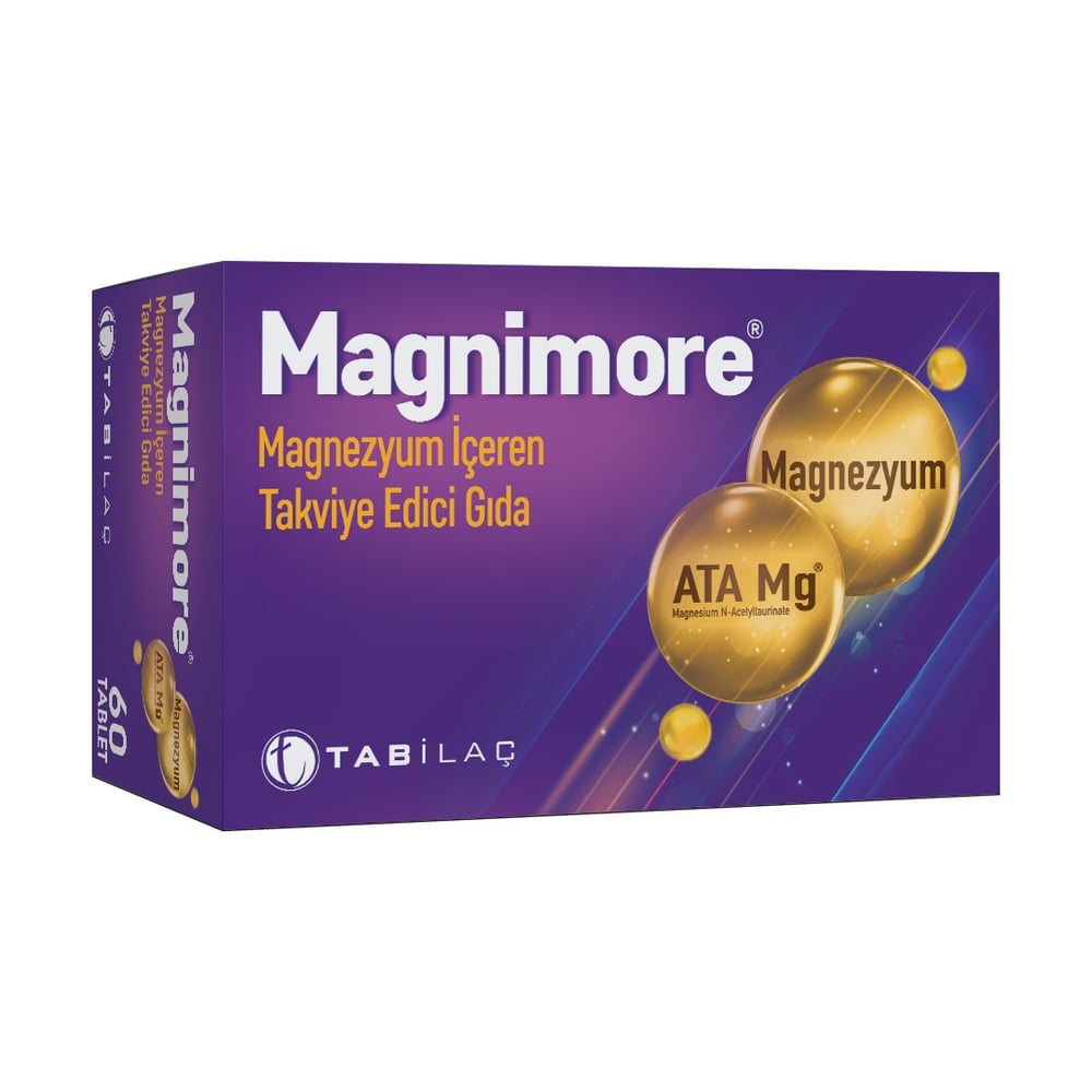 Magnimore Magnezyum İçeren Takviye Edici Gıda 120 Tablet