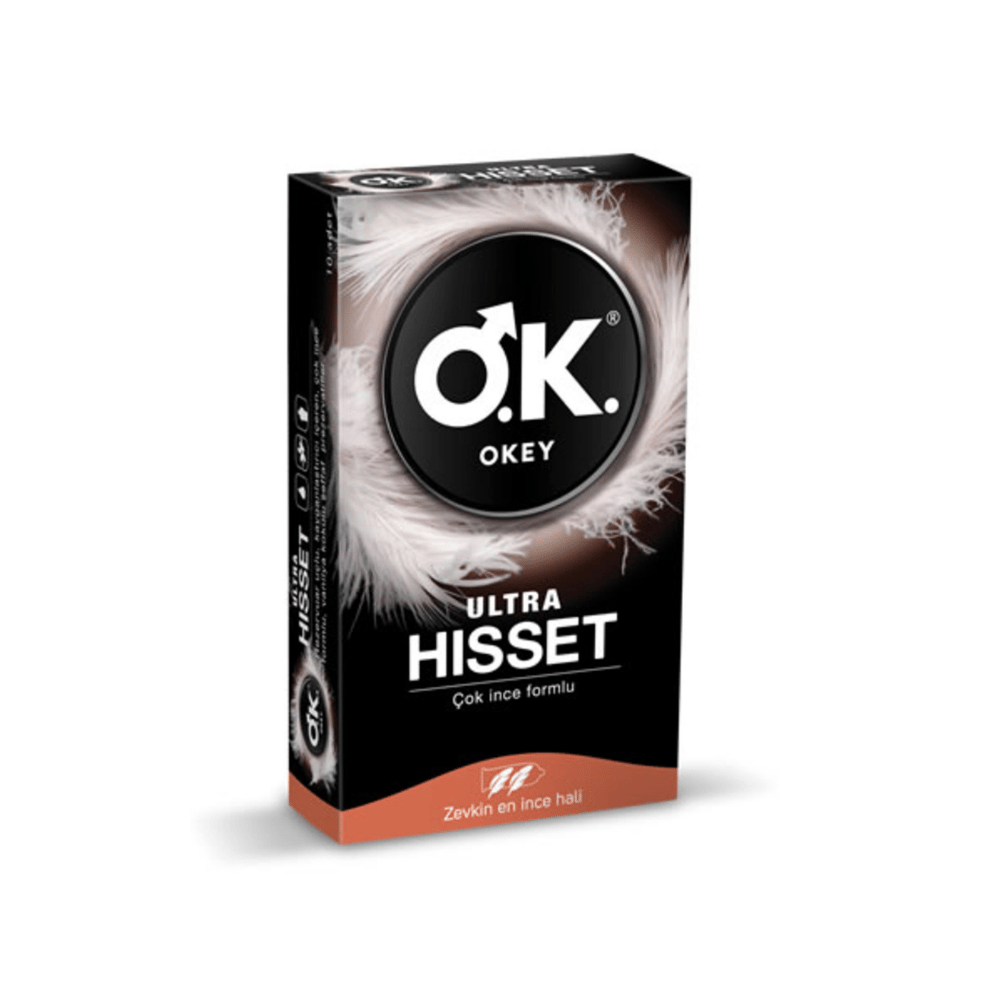 Okey Prezervatif Ultra Hisset Çok İnce Form 10'lu