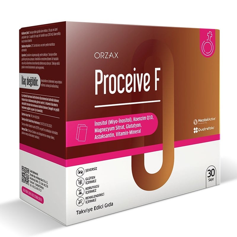 Orzax Proceive F 30 Şase Takviye Edici Gıda