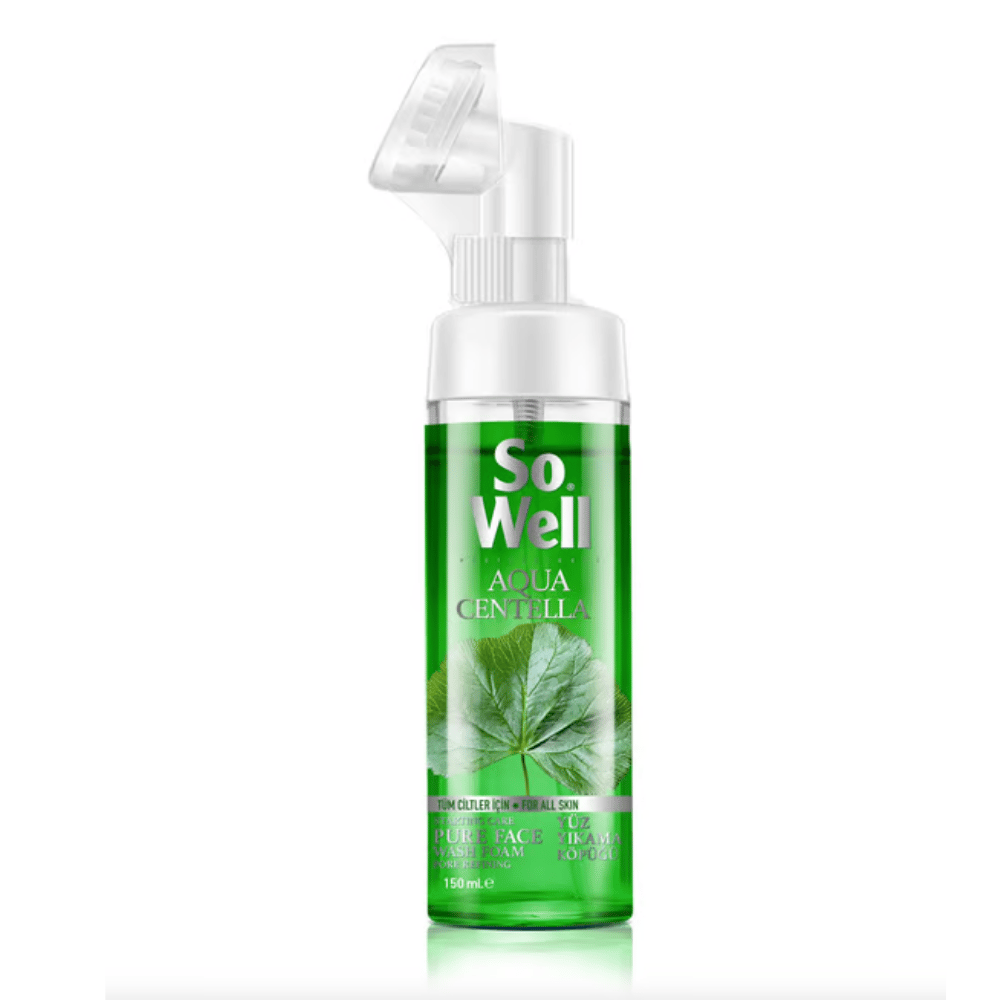 So Well Aqua Centella Sivilce Karşıtı Tüm Cilt Tipleri İçin Yüz Yıkama Köpüğü 150 ml