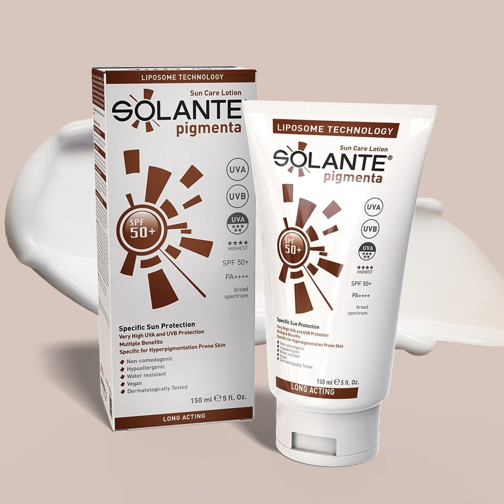 Solante Pigmenta Tinted New Formula Sun Care Lotion SPF50+ 150 ml