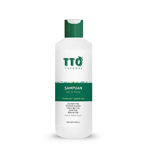 TTO Thermal Çay Ağacı Yağı İçeren Saç ve Vücut Şampuanı 500 ml