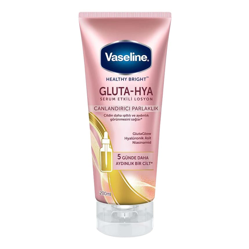 Vaseline Gluta HYA Canlandırıcı ve Parlaklık Serum Etkili Losyon Krem 200 ml