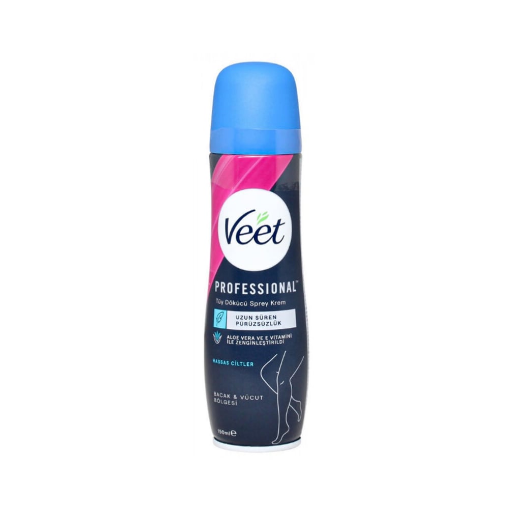 Veet Tüy Dökücü Krem Sprey Smooth & Fresh Hassas Ciltler İçin 150 ml