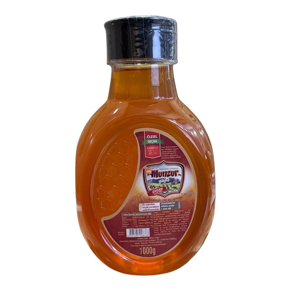 1000 gram Munzur Yayla Süzme Çiçek Balı