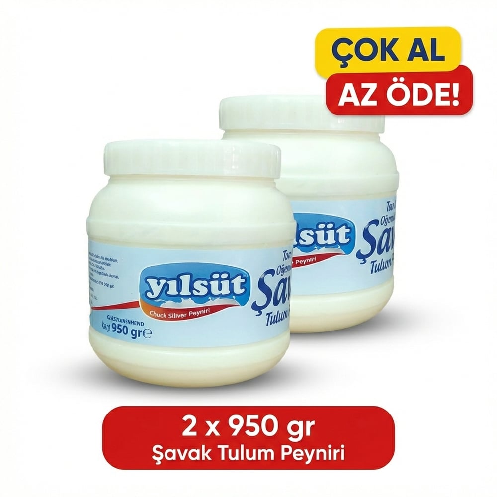 950 gram YILSÜT Şavak Tulum Peyniri (2 adet)