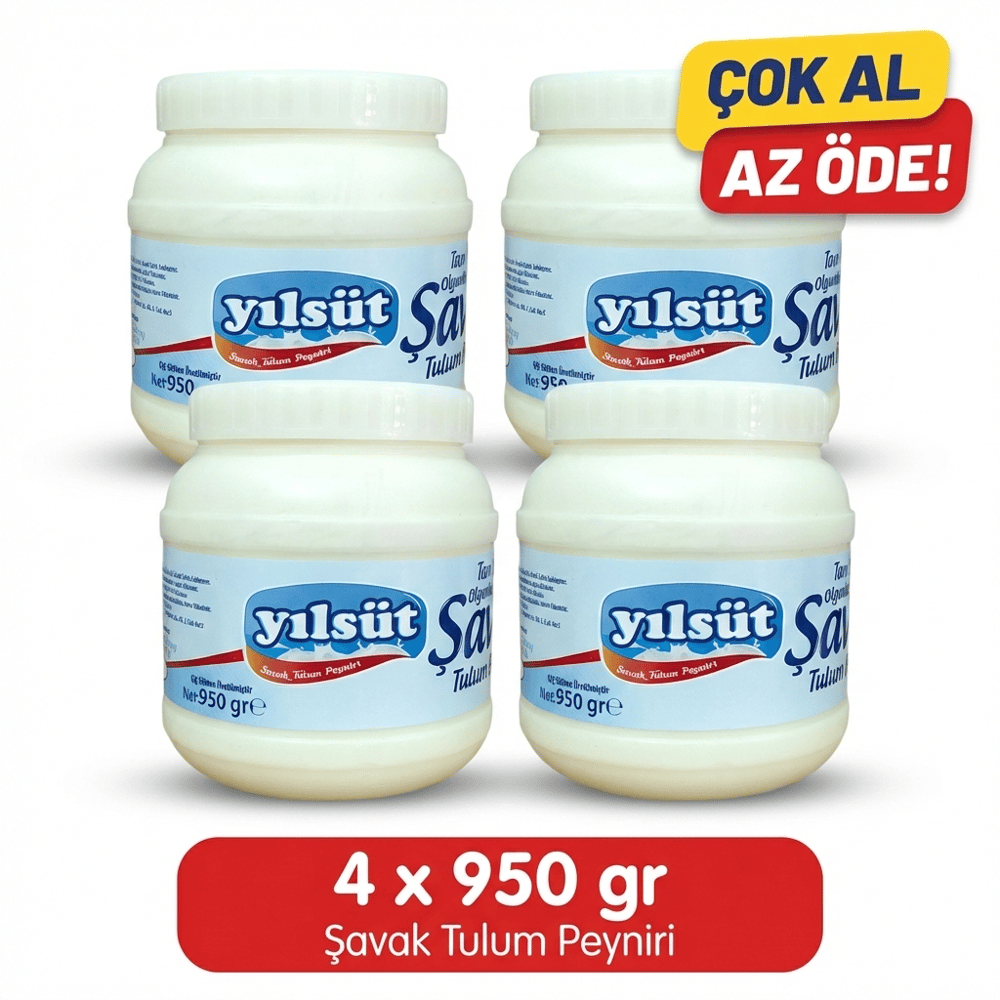 950 gram YILSÜT Şavak Tulum Peyniri (4 adet)