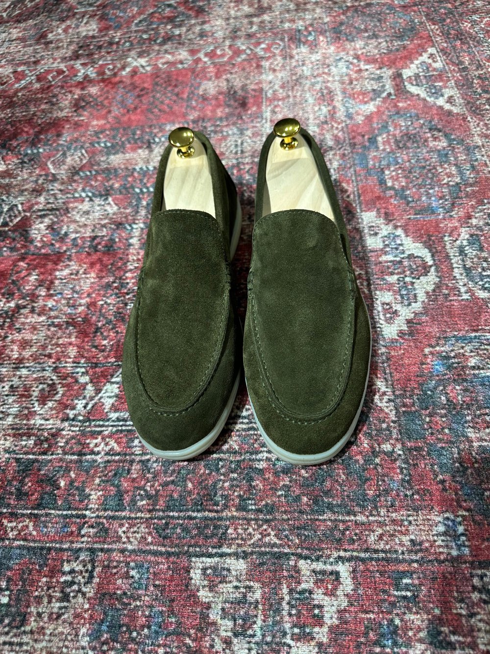 L.P. HAKİKİ DERİ SÜET LOAFER AYAKKABI | HAKİ