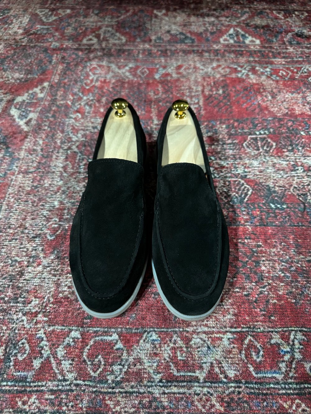 L.P. HAKİKİ DERİ SÜET LOAFER AYAKKABI | SİYAH